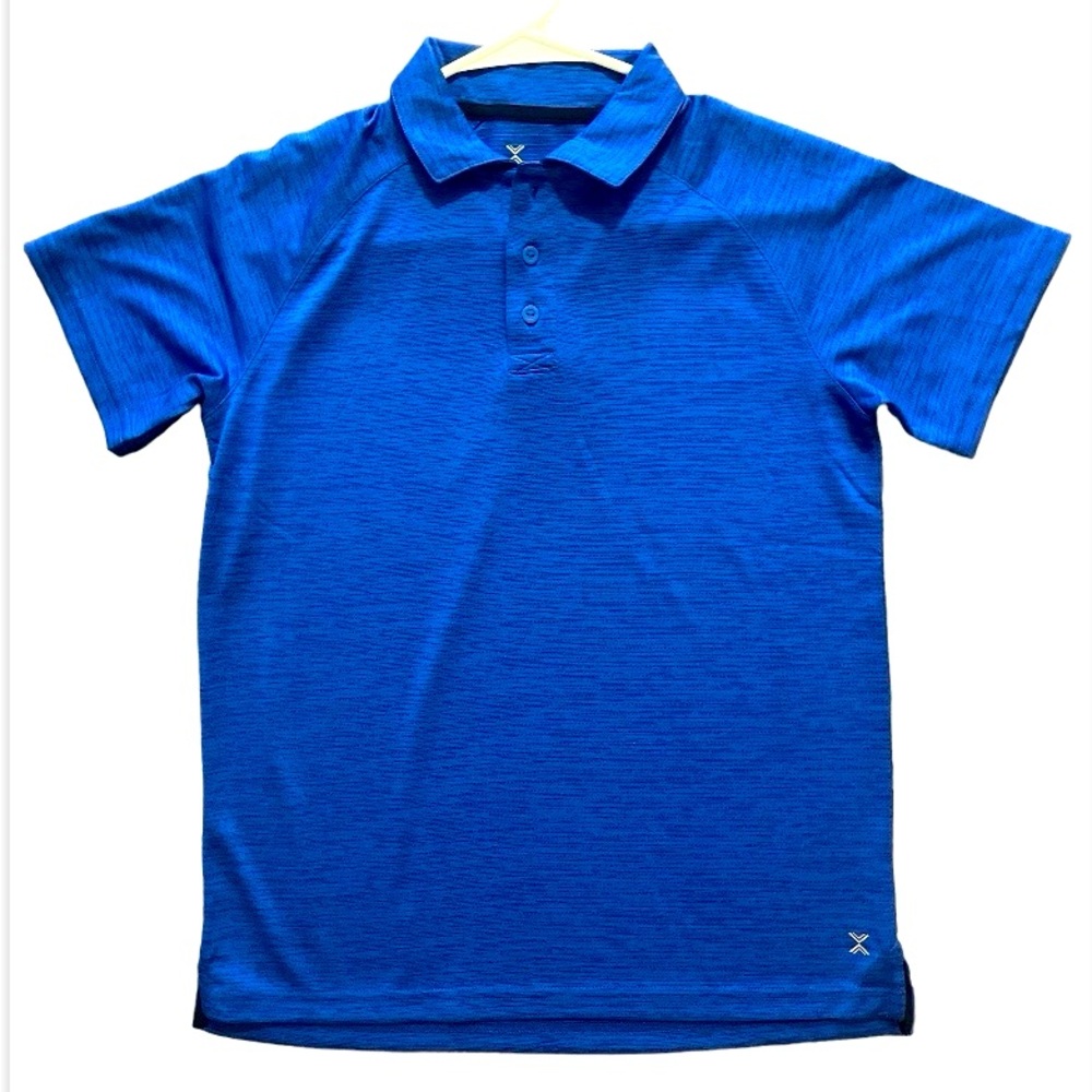 NWOT Active Boys 14-16 “Ever-Air” Button Shirt Polo Golf shirt style